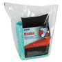 WypAll Power Clean ProScrub Pre-Saturated Wipes, 12 x 9.5, Citrus Scent, Green, 75/Pack, 6 Packs/Carton Product Image 