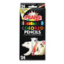 Prang Colored Pencil Sets, 3.3 mm, 2B, Assorted Lead and Barrel Colors, 24/Pack Product Image 