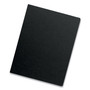 Fellowes Futura Presentation Covers for Binding Systems, Opaque Black, 11.25 x 8.75, Unpunched, 25/Pack (FEL5224701) View Product Image