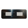 COSCO Brushed Metal Office Sign, No Soliciting, 9 x 3, Silver/Red Product Image 
