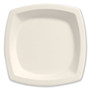 SOLO Bare Eco-Forward Sugarcane Dinnerware, ProPlanet Seal, Plate, 6.7" dia, Ivory, 125/Pack, 8 Packs/Carton (SCC6PSC2050CT) Product Image 