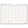 AT-A-GLANCE WallMates Self-Adhesive Dry Erase Monthly Planning Surfaces, 24 x 18, White/Gray/Orange Sheets, Undated Product Image 