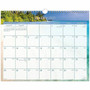 At-A-Glance Tropical Escape Wall Calendar - Medium - Julian Dates - Monthly - 12 Month - January 2026 to December 2026 Product Image 