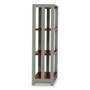 Linea Italia Trento Line Bookcase, Three-Shelf, 31.5w x 11.5d x 43.25h, Cherry Product Image 