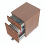 Linea Italia Trento Line Mobile Pedestal File, Left or Right, 2-Drawers: Box/File, Legal/Letter, Cherry, 16.5" x 19.75" x 23.63" Product Image 