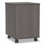Linea Italia Trento Line Mobile Pedestal File, Left or Right, 2-Drawers: Box/File, Legal/Letter, Mocha, 16.5" x 19.75" x 23.63" Product Image 