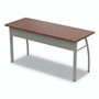 Linea Italia Trento Line Rectangular Desk, 59.13" x 23.63" x 29.5", Cherry Product Image 