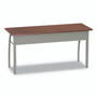 Linea Italia Trento Line Rectangular Desk, 59.13" x 23.63" x 29.5", Cherry Product Image 