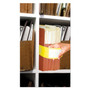 Tabbies File Pocket Handles, 9.63 x 2, Yellow/White, 4/Sheet, 12 Sheets/Pack Product Image 