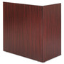 Alera Valencia Reversible Reception Return, 44.13w x 23.63d x 41.5h, Mahogany Product Image 