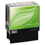 COSCO 2000PLUS Green Line Message Stamp, Paid, 1.5 x 0.56, Red Product Image 