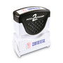ACCUSTAMP2 Pre-Inked Shutter Stamp, Red/Blue, CONFIDENTIAL, 1.63 x 0.5 Product Image 