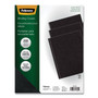 Fellowes Executive Leather-Like Presentation Cover, Black, 11 x 8.5, Unpunched, 200/Pack (FEL5229101) View Product Image