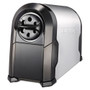 Bostitch Super Pro Glow Commercial Electric Pencil Sharpener, AC-Powered, 6.13 x 10.63 x 9, Black/Silver Product Image 