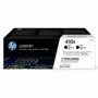 HP 410X (CF410XD) Original High Yield Laser Toner Cartridge - Black - 2 / Carton Product Image 