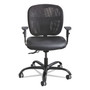 Safco Vue Intensive-Use Mesh Task Chair, Supports Up to 500 lb, 18.5" to 21" Seat Height, Black Product Image 