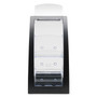 deflecto 3-Tier Literature Holder, Leaflet Size, 6.75w x 6.94d x 13.31h, Black Product Image 