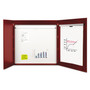 MasterVision 2-door Cherry Conference Cabinet - 48" Board Height x 48" Board Width - Porcelain Steel Surface - Cherry Wood Frame Product Image 
