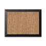 MasterVision Natural Cork Bulletin Board, 36" x 24", Tan Surface, Black Wood Frame Product Image 