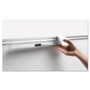 MasterVision Ruled Magnetic Steel Dry Erase Planning Board, 72" x 48", White Surface, Satin Aluminum Frame Product Image 