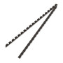 Fellowes Plastic Comb Bindings, 1/4" Diameter, 20 Sheet Capacity, Black, 25/Pack (FEL52320) View Product Image