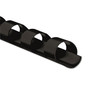 Fellowes Plastic Comb Bindings, 3/8" Diameter, 55 Sheet Capacity, Black, 25/Pack (FEL52322) View Product Image