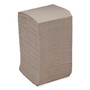 Boardwalk Beverage Napkins, 1-Ply, 9.5" x 9.5", Kraft, 500/Pack, 8 Packs/Carton Product Image 