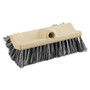 Boardwalk Dual-Surface Vehicle Brush, Black Polypropylene Bristles, 10" Brush, Brown Plastic Handle Product Image 