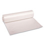 Boardwalk Recycled Low-Density Polyethylene Can Liners, 33 gal, 1.1 mil, 33" x 39", Clear, Perforated, 10 Bags/Roll, 10 Rolls/Carton Product Image 