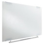 Iceberg Clarity Glass Dry Erase Board with Aluminum Trim, 60" x 36", White Surface, Satin Aluminum Frame View Product Image