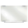 Iceberg Clarity Glass Dry Erase Board with Aluminum Trim, 60" x 36", White Surface, Satin Aluminum Frame View Product Image