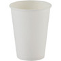 Dixie PerfecTouch 12 oz Insulated Paper Hot Coffee Cups by GP Pro - 12 fl oz - White - Paper - Beverage, Hot Drink - 50/Pack Product Image 