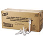 Dixie Individually Wrapped Mediumweight Polystyrene Cutlery, Spoon, Plastic, White, 1,000/Carton Product Image 