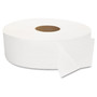 GEN JRT Jumbo Bath Tissue, Septic Safe, 2-Ply, White, 3.3" x 1,375 ft, 12" dia, 6 Rolls/Carton Product Image 