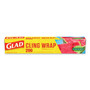 Glad Cling'N Seal Plastic Food Wrap, 200 sq ft Product Image 