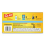 Glad ForceFlex Kitchen Drawstring Trash Bags, 13 gal, Gain Fresh Clean Scent, 24 x 27.38, White, 80/Box Product Image 