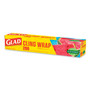 Glad Cling'N Seal Plastic Food Wrap, 200 sq ft, 12 Rolls/Carton Product Image 
