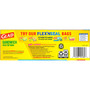 Glad Food Storage Bags - Sandwich Fold Top - 5.50" Length x 6.50" Width - Zipper Closure - Clear - Plastic - Multipurpose/ - 180 / Box - (CLO60771) Product Image 