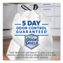 Glad ForceFlex Kitchen Drawstring Trash Bags, 13 gal, Gain Original Scent, 24 x 27.38, White, 80/Box Product Image 
