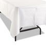 Hoffmaster Cellutex Table Covers, Tissue/Polylined, 54" x 108", White, 25/Carton Product Image 