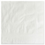 Hoffmaster Cellutex Table Covers, Tissue/Polylined, 54" x 108", White, 25/Carton Product Image 