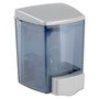 Impact Encore Bulk Foam Soap Dispenser, 30 oz, 4.5 x 4 x 6.25, Gray/Clear Product Image 
