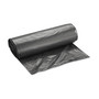 Inteplast Group High-Density Commercial Can Liners, 33 gal, 16 mic, 33" x 40", Black, Interleaved Roll, 25 Bags/Roll, 10 Rolls/Carton Product Image 