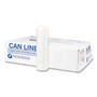 Inteplast Group High-Density Commercial Can Liners, 33 gal, 17 mic, 33" x 40", Clear, Interleaved Roll, 25 Bags/Roll, 10 Rolls/Carton Product Image 