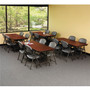 Iceberg OfficeWorks Commercial Wood-Laminate Folding Table, Rectangular, 72" x 30" x 29", Mahogany View Product Image