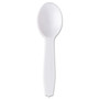 AmerCareRoyal Polystyrene Taster Spoons, Plastic, 3", White, 3,000/Carton Product Image 