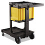 Rubbermaid Commercial Locking Cabinet, For Rubbermaid Commercial Cleaning Carts, Yellow Product Image 