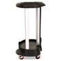 Rubbermaid Commercial Premium Hamper - 4 Casters - Plastic, Metal - Black Product Image 