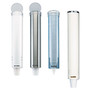 San Jamar Stainless Steel Water Cup Dispenser - 16" Tube - Pull Dispensing - Stainless Steel - Stainless Steel Product Image 