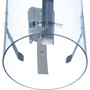 San Jamar Pull-type Water Cup Dispenser - 16" Tube - 3.39" Cup Rim Diameter - Pull Dispensing - Paper Cups Supported - Surface Mount - Arctic Blue - Plastic - Durable, Flip Cap, Impact Resistant, Transparent - 1 Each - (SJMC3260TBL) Product Image 